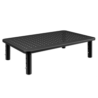 Besegad Monitor biurkowy stojak pionowy 3 wysokość regulowany uchwyt stojaka monitora z platformą chłodzącą do drukarki komputer stancjonarny 2